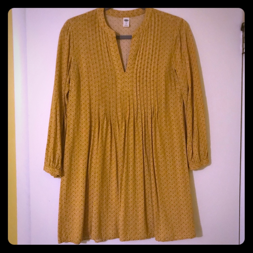 Old Navy Pintuck Swing Dress